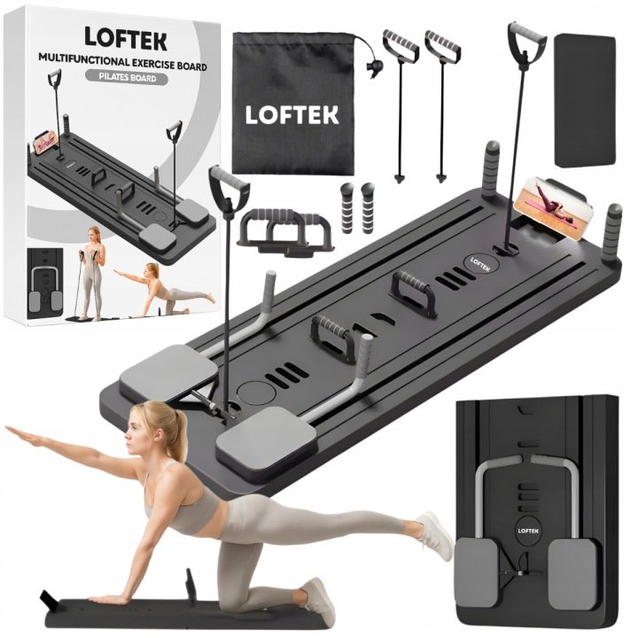 Deska do pilatesu 12w1 - wariant szary