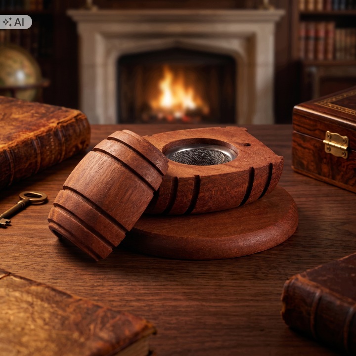 WHISCARO Barrel Set – smoker beczka, 12 puszek wiórów i gaz - obrazek 5