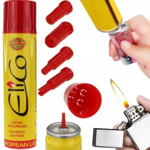 Gaz do palnika 90 ml z końcówkami
