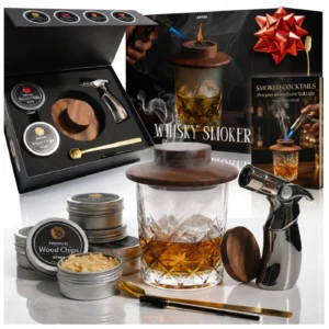 WHISCARO Smoker - zestaw do wędzenia whisky 11w1